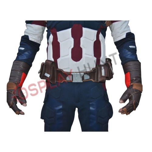 Avengers Age of Ultron Captain America Steve Rogers Real Leather Accessories 