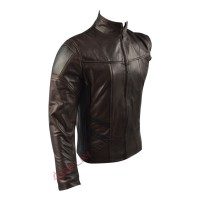 The Falcon and the Winter Soldier : Bucky Barnes Brown Real leather Jacket