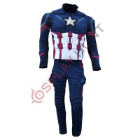 Chris Evan Captain America Civil war Steve Rogers Full Costume suit ( Lycra Fabric )