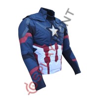 Captain America Civil war Steve Rogers Costume Jacket United We Stand/Divided We Fall