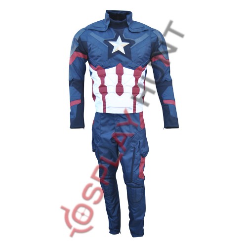 Captain America Civil war Steve Rogers Full Costume suit United We Stand/Divided We Fall