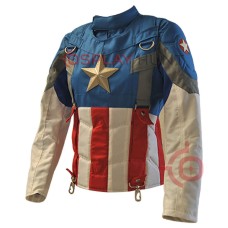 Captain America Winter soldier Golden age Ladies Jacket ( smithsonian Jacket )