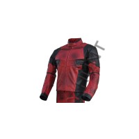 Ryan Reynolds DeadPool 2 Movie Motorcycle Leather Jacket / Dead Pool Costume Jacket