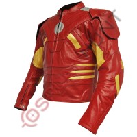 Iron Man Mark VII Costume Leather Jacket / Marvel The Avengers Iron Man Mark 7 Jacket