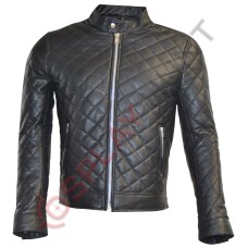 Men's Quilted Sheep Leather Jacket
